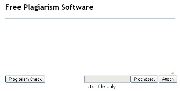 Plagiarism software